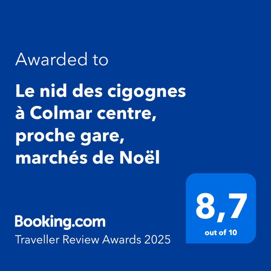 Le Nid Des Cigognes A Colmar Centre, Proche Gare, Marches De Noel Apartment Bagian luar foto